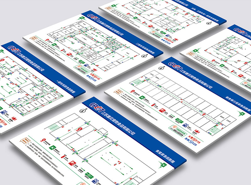 江蘇康貝車間緊急疏散圖設(shè)計(jì)